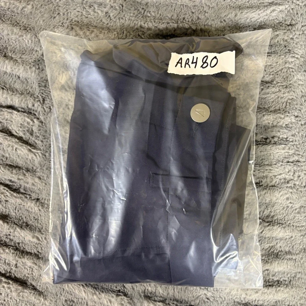 Primo Golf Mens Navy Blue Performance Jogger Pants 30 Short Tapered Ankle Zip